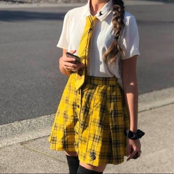 Hot Topic Dresses & Skirts - Hot Topic Harry Potter Hufflepuff outfit